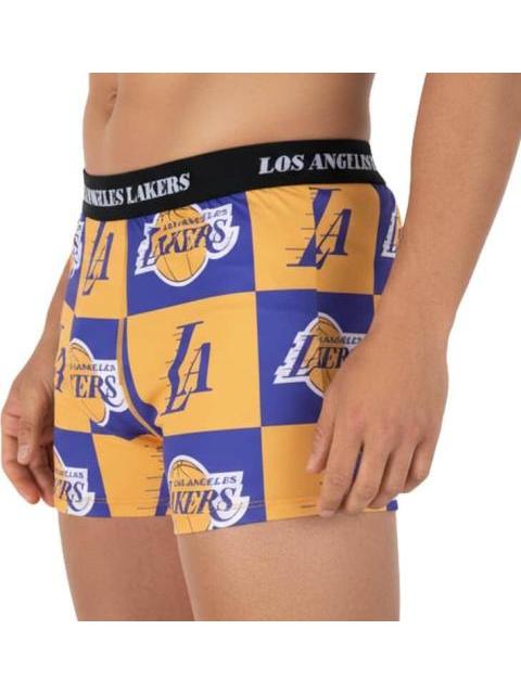 SET DE ROPA INTERIOR BOXER MAS 2 PARES DE CALCETINES AMARILLO NBA - Imagen 3