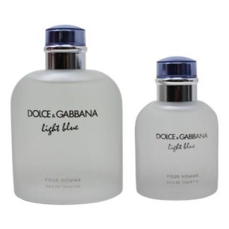 SET DOLCE & GABBANA LIGHT BLUE 2 PZ PARA HOMBRE
