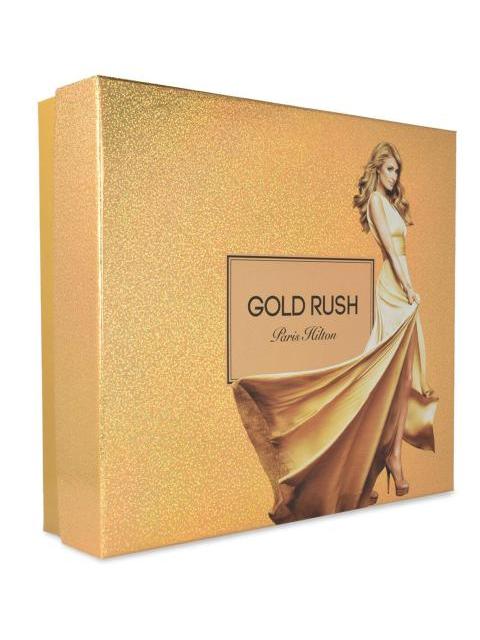 SET PARIS HILTON GOLD RUSH 4 PZS 100ML EDP SPRAY GENERO MUJER - Imagen 3