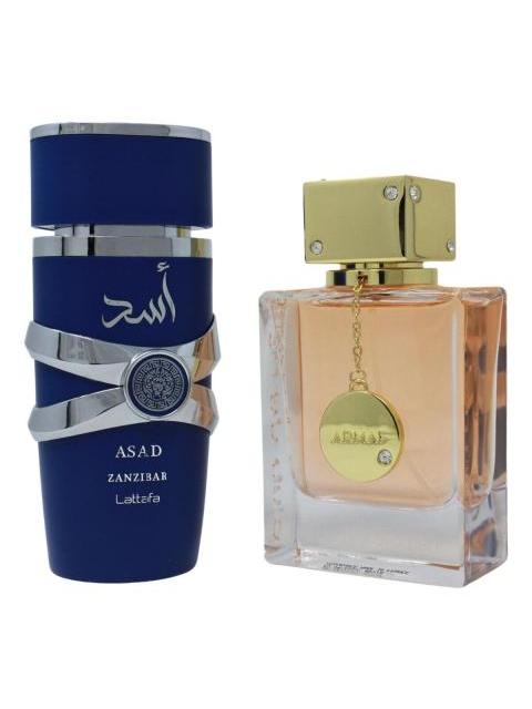 SET LATTAFA ASAD ZANZIBAR Y ARMAF CLUB DE NUIT WOMAN EDP 105 - Imagen 3