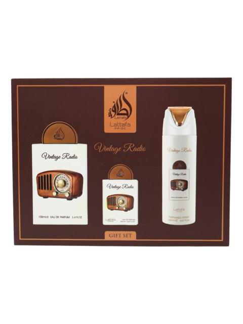 SET LATTAFA VINTAGE RADIO 3PCS UNISEX - Imagen 3
