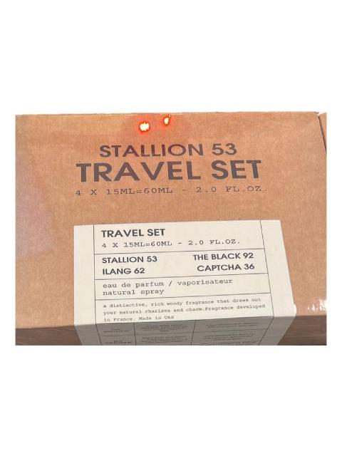 SET PERFUMES STALLION 53 TRAVEL 4X15ML AMADERADO Y ESPECIADOS - Imagen 3