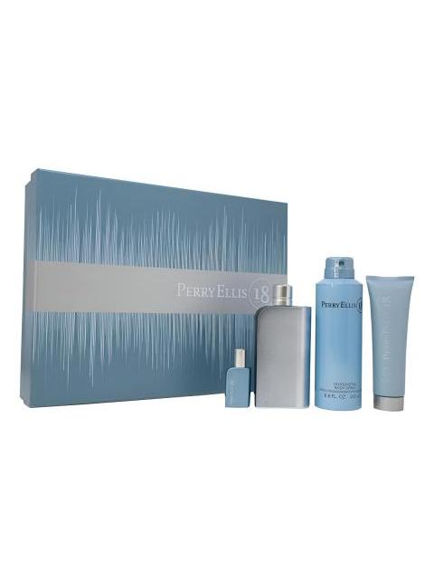 SET PERRY ELLIS 18 4PZS 100ML EDT