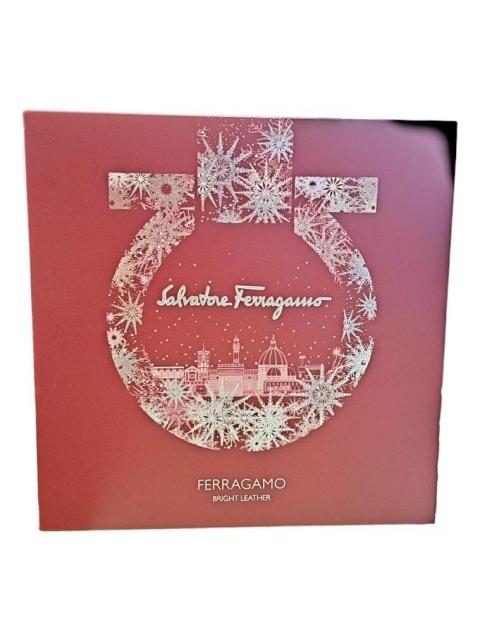 SET SALVATORE FERRAGAMO BRIGHT LEATHER EAU DE TOILETTE 100ML HOMBRE