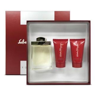 SET SALVATORE FERRAGAMO POUR HOMME MEN 100ML EDT