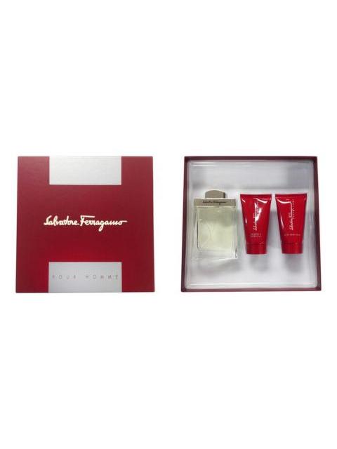 SET SALVATORE FERRAGAMO POUR HOMME MEN 100ML EDT - Imagen 3