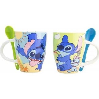 SET TAZAS STITCH MULTICOLOR DISNEY
