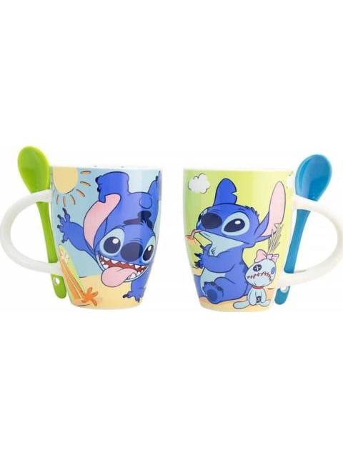 SET TAZAS STITCH MULTICOLOR DISNEY