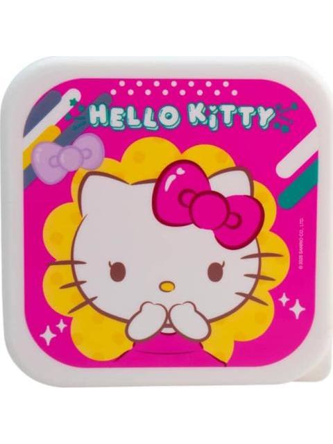 SET TUPPER HELLO KITTY MULTICOLOR HELLO KITTY