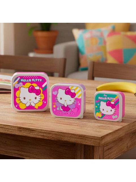SET TUPPER HELLO KITTY MULTICOLOR HELLO KITTY - Imagen 6