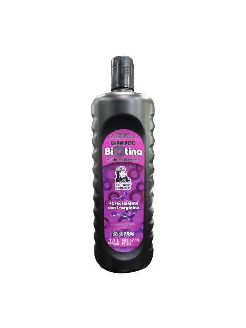 SHAMPOO BIOTINA ACIDO HIALURONICO 1.1. L. + CRECIMIENTO CON L-ARG TEPEZCOHUITE DEL INDIO PAPAGO