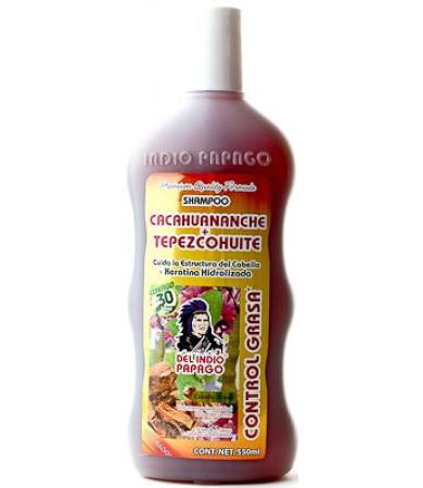 SHAMPOO CACAHUANANCHE 550 ML DEL INDIO PAPAGO