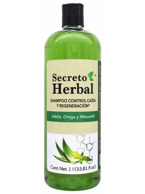 SHAMPOO CONTROL CAIDA Y REGENERACION 1 L SECRETO HERBAL