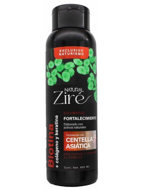 SHAMPOO FORTALECIMIENTO CETELLA ASIATICA 800 ML NATURISTAS ZILOE