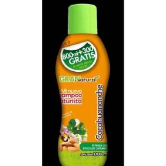 SHAMPOO GRAN NATURAL CACAHUANANCHE 1100 ML MI NUEVO SHAMPOO NATUR SHAMPOOS NACE