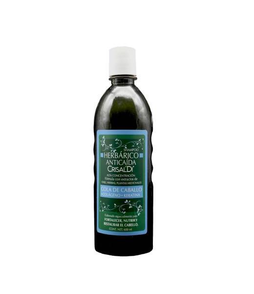 SHAMPOO HERBARICO ANTICAIDA COLA DE CABALLO + COLAGENO + KERATINA LAB. CRISALDI