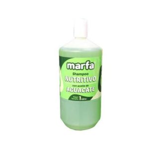 SHAMPOO MARFA NUTRITIVO CON ACEITE DE AGUACATE 1 LT CUARZO COSMETICS