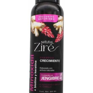 SHAMPOO MINOXIDIL BIOTINA KERATINA 800 ML NATURISTAS ZILOE