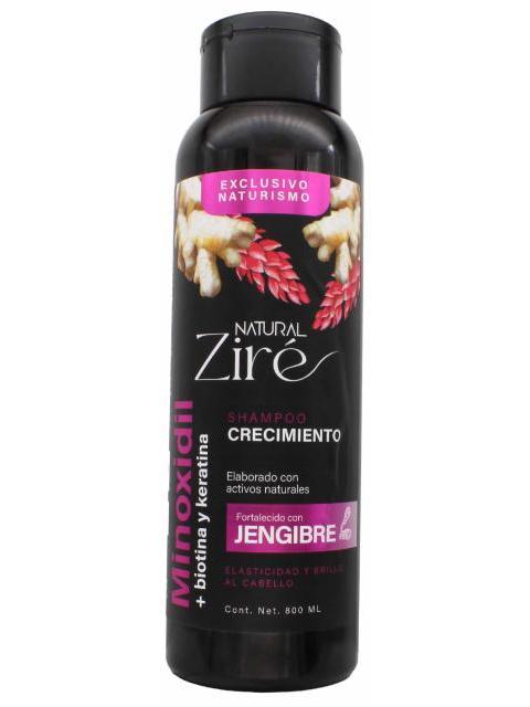 SHAMPOO MINOXIDIL BIOTINA KERATINA 800 ML NATURISTAS ZILOE