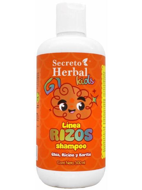SHAMPOO RIZOS KIDS CHIA RICINO KARITE 500 ML SECRETO HERBAL