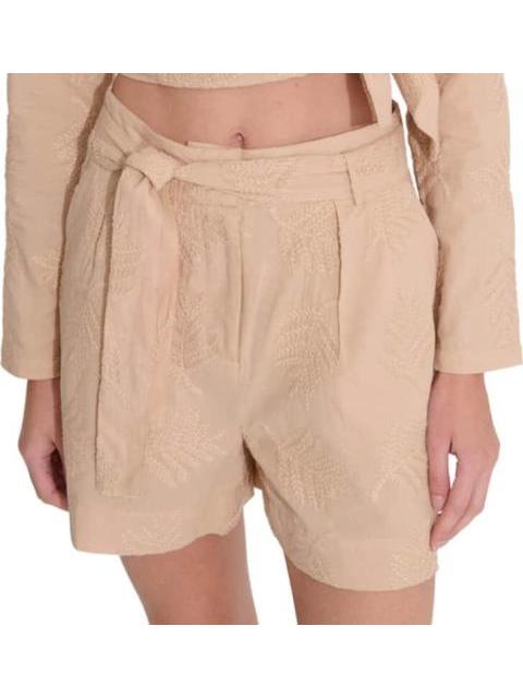 SHORT BORDADO CAMEL HOLLY LAND - Imagen 3
