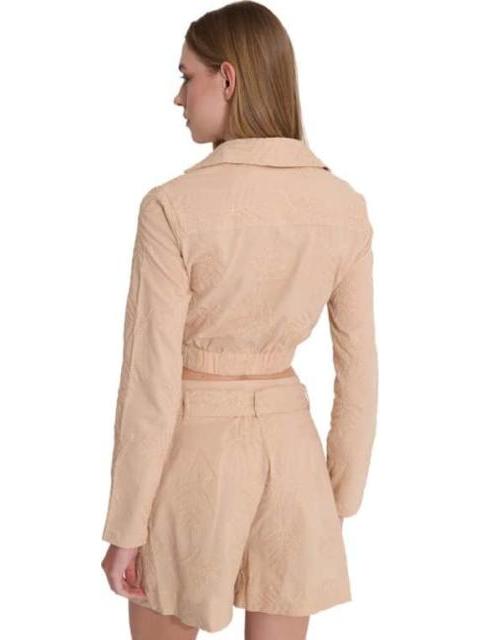 SHORT BORDADO CAMEL HOLLY LAND - Imagen 4