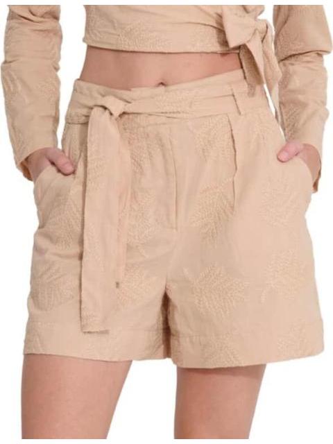 SHORT BORDADO CAMEL HOLLY LAND - Imagen 5