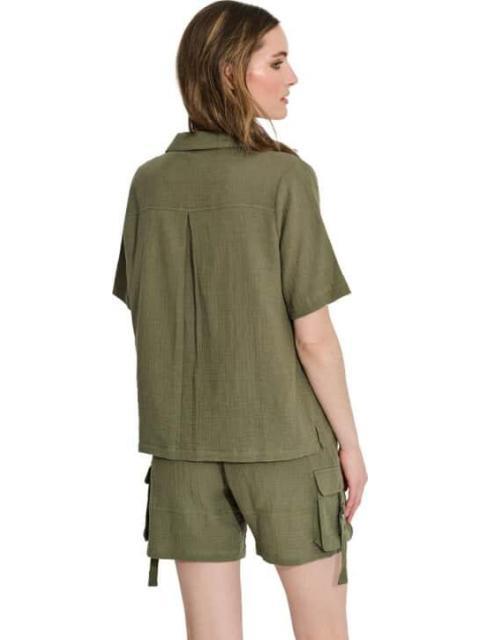 SHORT CARGO VERDE OLIVO HOLLY LAND - Imagen 4