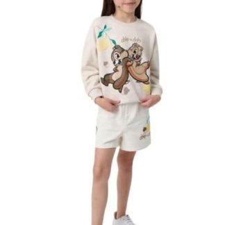 SHORT CHIP Y DALE BLANCO DISNEY
