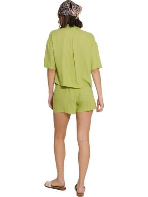 SHORT CINTURA REGULAR VERDE HOLLY LAND - Imagen 3