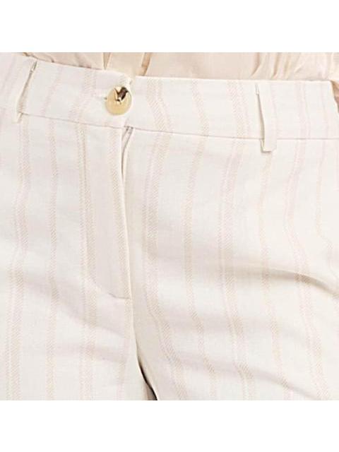 BERMUDA RAYAS BLANCO YAELI FASHION - Imagen 5