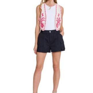 SHORT DE GABARDINA AZUL MARINO HOLLY LAND