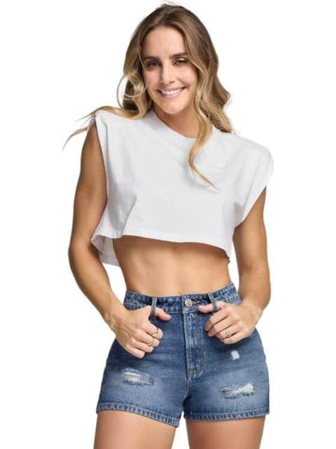 SHORT DESGASTADO GRIS SEVEN JEANS