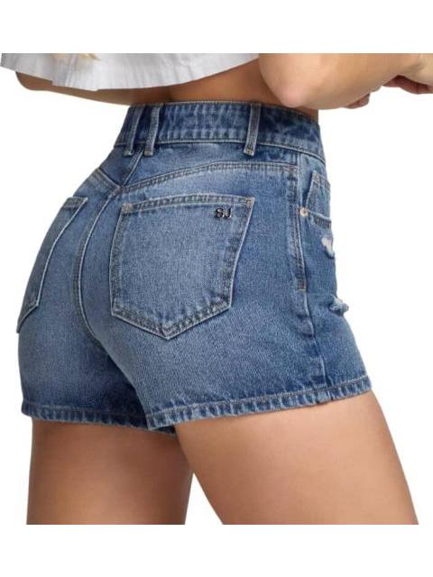 SHORT DESGASTADO GRIS SEVEN JEANS - Imagen 4
