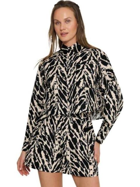 SHORT ESTAMPADO CINTURA ALTA ANIMAL PRINT HOLLY LAND - Imagen 3