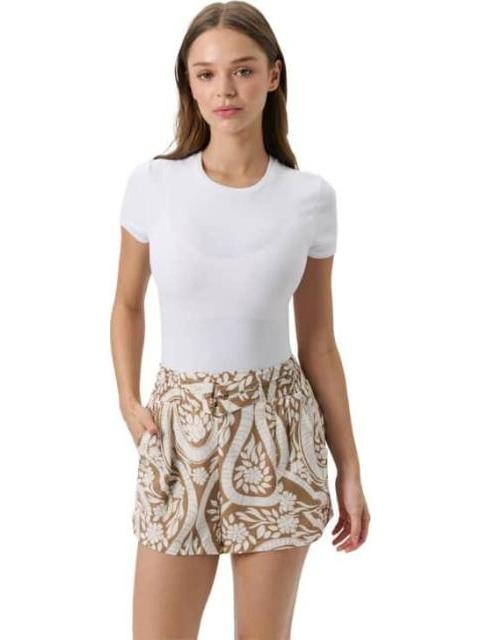 SHORT LIGERO ESTAMPADO BEIGE PRIMARK - Imagen 2