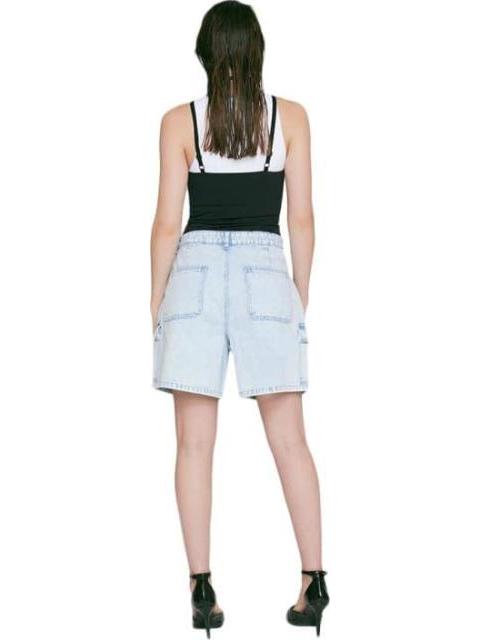 SHORT MEZCLILLA CINTURA ALTA AZUL ATMOSPHERE DNM - Imagen 2