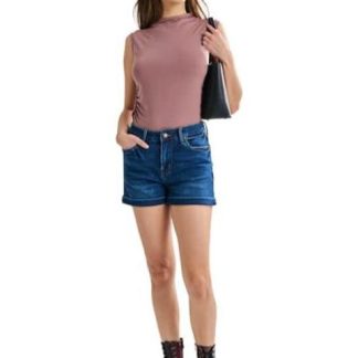 SHORT MEZCLILLA CINTURA ALTA AZUL INDIGO ATMOSPHERE DNM