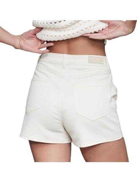 SHORT MEZCLILLA CINTURA ALTA MARFIL ATMOSPHERE DNM - Imagen 3