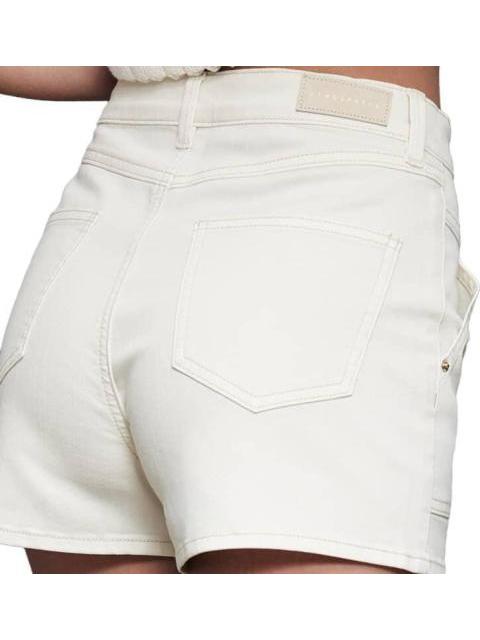 SHORT MEZCLILLA CINTURA ALTA MARFIL ATMOSPHERE DNM - Imagen 6
