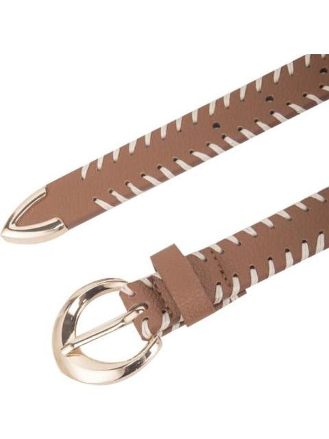 SINTETICO HEBILLA DORADA DESPUNTE BEIGE CAMEL HOLLY LAND - Imagen 4