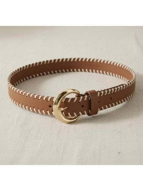 SINTETICO HEBILLA DORADA DESPUNTE BEIGE CAMEL HOLLY LAND - Imagen 5