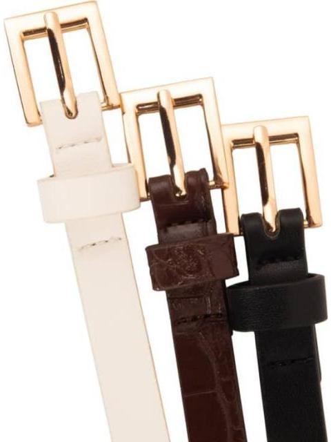 SINTETICO SET DE 3 HEBILLA DORADA MULTICOLOR HOLLY LAND - Imagen 4