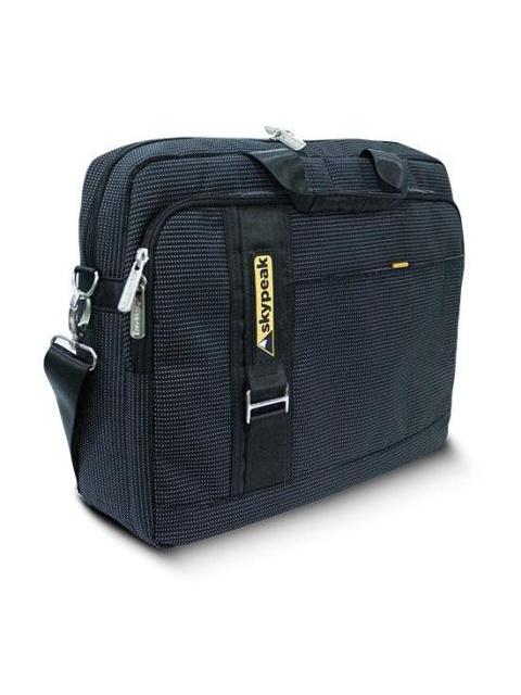 SKYPEAK MALETIN DE POLIESTER DOTSM-115BK PARA LAPTOP 15.6 NEGRO - Imagen 2