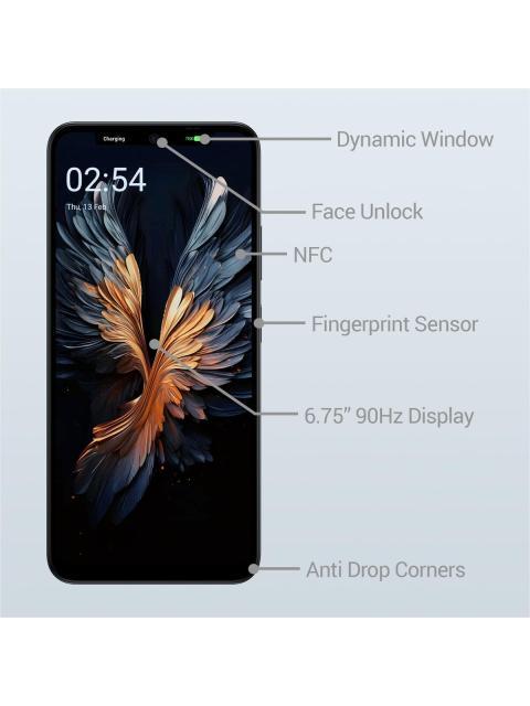 SMARTPHONE UNNETO BOLT 20 DE 6 256GB DUAL SIM NEGRO NEGRO - Imagen 4