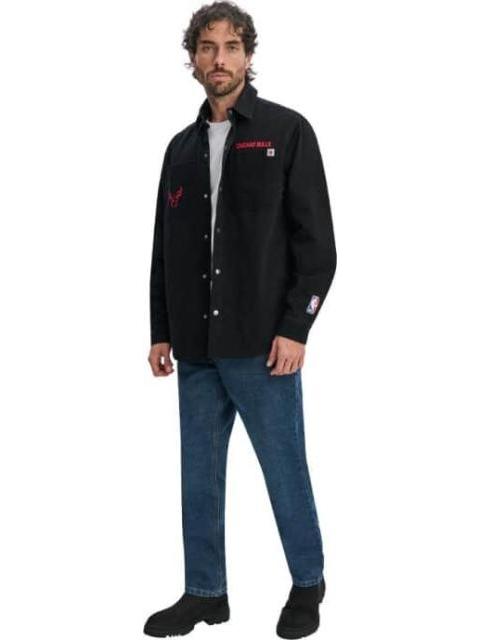 SOBRECAMISA BULLS NEGRO NBA
