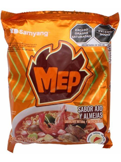 SOPA DE FIDEOS AJO ALMEJAS 120 G SAMYANG