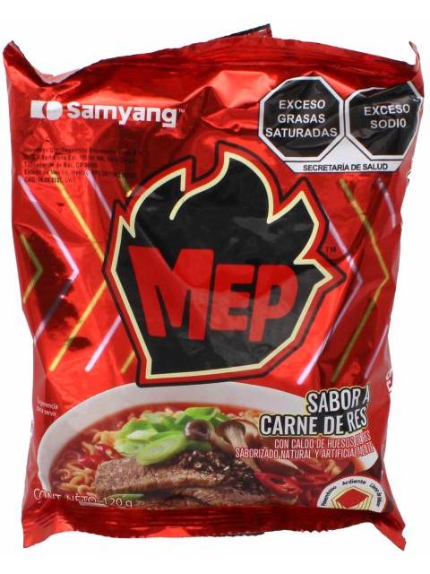 SOPA DE FIDEOS CARNE DE RES 120 G SAMYANG
