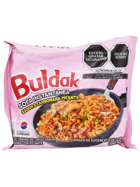 SOPA INSTANTANEA CARBONARA PICANTE BULDAK 130 G SAMYANG