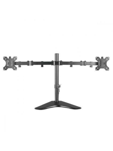 SOPORTE DE ESCRITORIO OVALTECH OVMED1332 PARA 2 MONITORES LCD DE 13 PULGADAS A 32 PULGADAS (RESISTENCIA 8KGS)